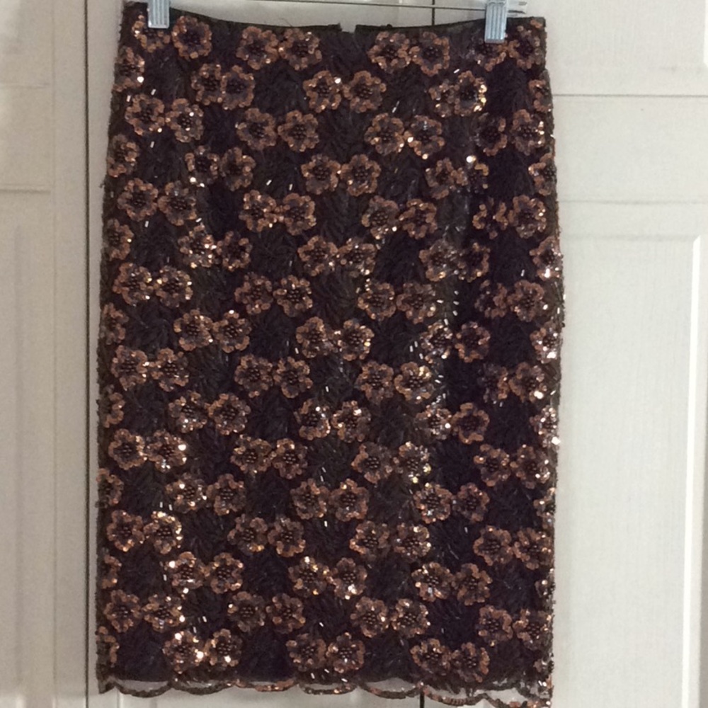 Jovani Skirt Women’s Size 10 Silk Beaded Formal